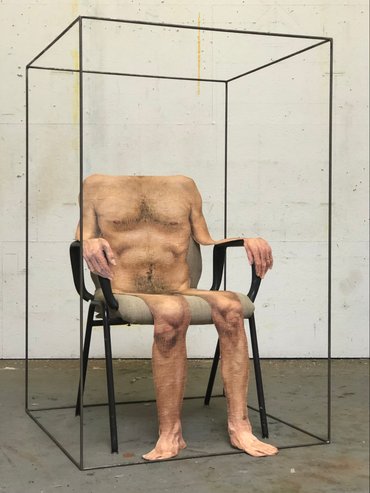 'A Clear-Headed Painting As An Obscured Self-Portrait Of The Exhibited Artist'
